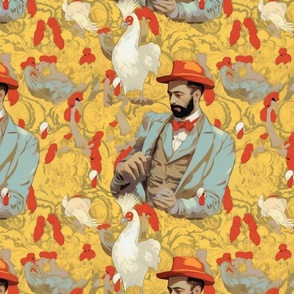 a victorian easter inspired by toulouse lautrec