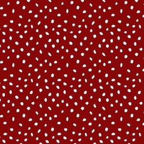 Confetti Spots crimson - tiny scale
