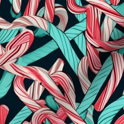 pop art candy canes