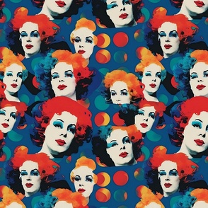 pop art geometric clown party