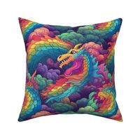 cloud home of the rainbow dragon