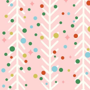 Regular Scale // Festive Foliage Garland // Pink Ivory // Joyful and Bold Holidays 