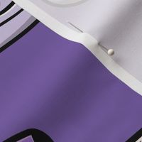 Large Scale i love latex purple