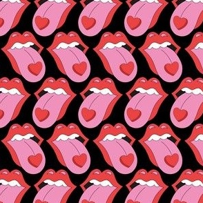 Tongue Valentine Black