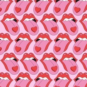 Tongue Valentine Pink