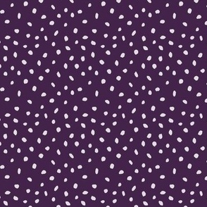 Confetti Spots blackberry - tiny scale