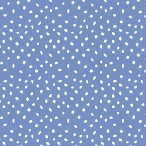 Confetti Spots bluebell - tiny scale