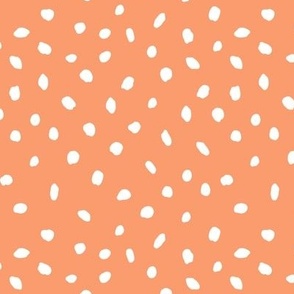 Confetti Spots papaya - small scale