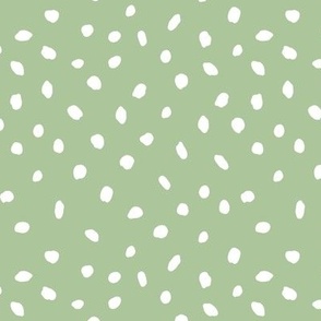 Confetti Spots moor green - small scale