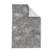 Soft Gray Floral