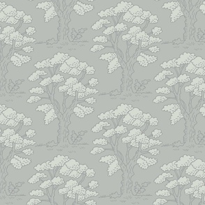 oak trees in neutral colors | large