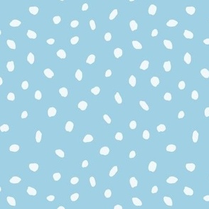 Confetti Spots baby blue - small scale