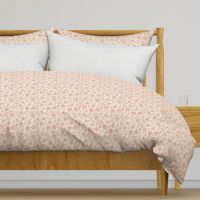 Sadie Floral Pattern - Beige Pink - Small Scale