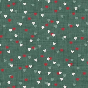 hearts celebration - sage green