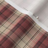 Detailed Plaid - Pink, Tan, Brown - Small