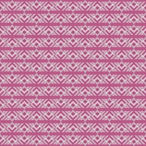 pink geo tile / small