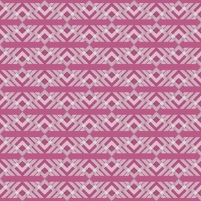pink geo tile / medium