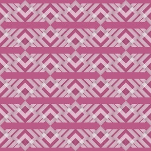 pink geo tile / large