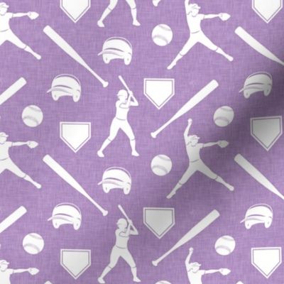 (small scale) Softball - purple - LAD23