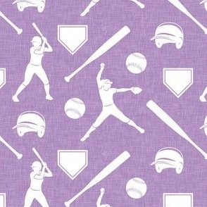 (small scale) Softball - purple - LAD23