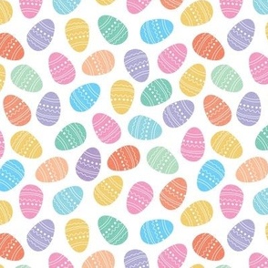 Easter eggs - minimalist little springtime theme colorful girls palette