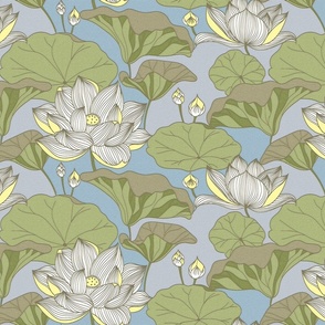 lotus pattern texturedl