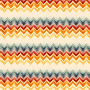 Southwest Watercolor Chevrons - small