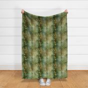 Green Distressed Floral - large