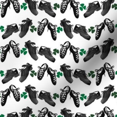 Irish Dancing Shoes (White tiny scale) 