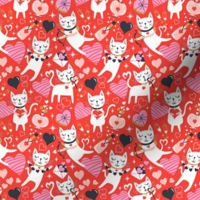 You're The Cat's Meow - Valentine's Day Red Small