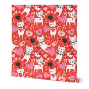 You're The Cat's Meow - Valentine's Day Red Small