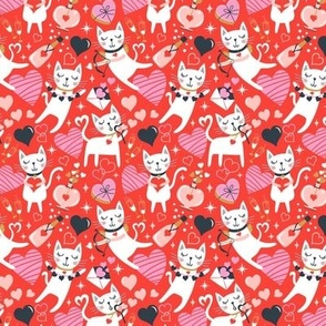 You're The Cat's Meow - Valentine's Day Red Small