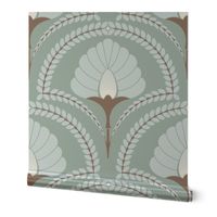 Illumination / Serene Zen / Art Deco / Celadon Green / Large