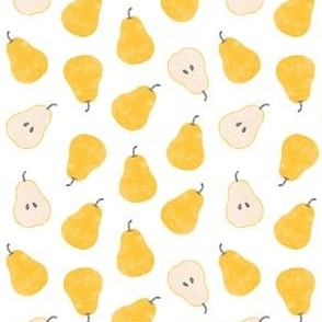 (small scale) golden pears - yellow - LAD23