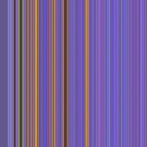 mixed thin stripes - purple blue yellow