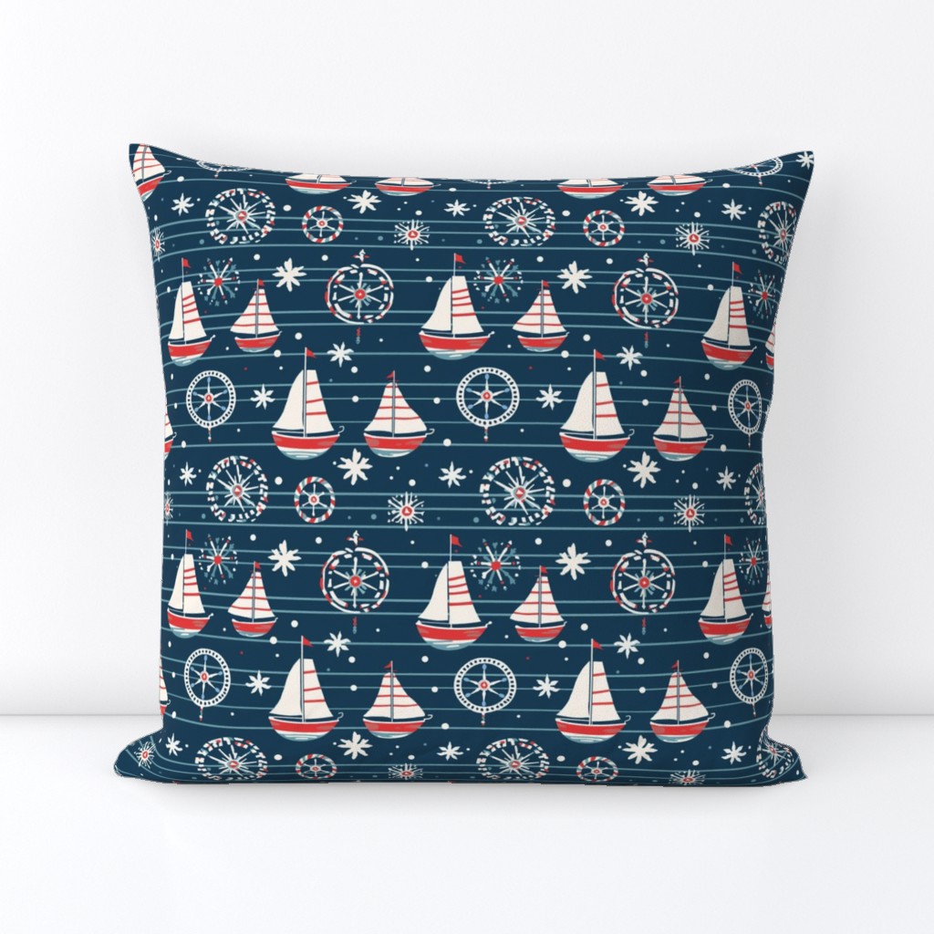 Sailboats & Snowflakes