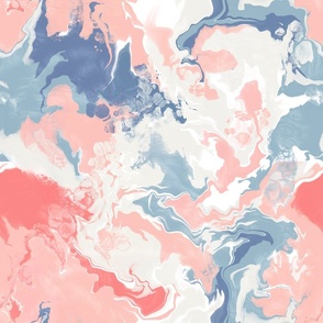Pink and blue marble stone