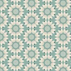 Normal scale • Turquoise spring flowers