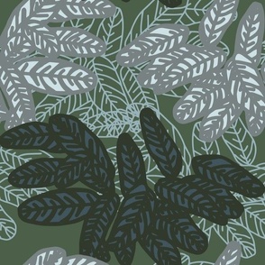 debbie leaves in green