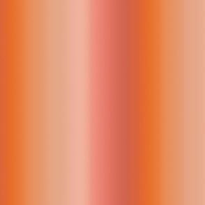 Persimmon Orange Pink Apricot Ombré Stripes - Medium Scale - Vertical Ombre Gradient