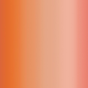 Persimmon Orange Pink Apricot Ombré Stripes - Large Scale - Vertical Ombre Gradient