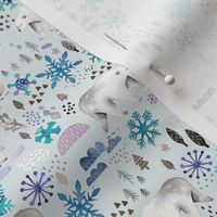 Iced crystals Winter animals Polar bears and penguins Ultra Micro
