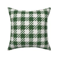 Black Forest green checkers - medium size