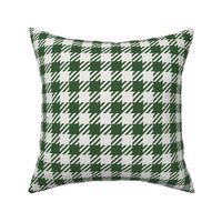 Black Forest green checkers - small size
