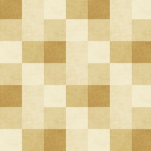 Canvas Textured Checkerboard - warm beige tan 