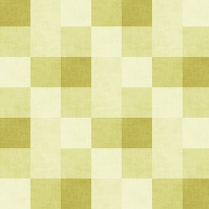 Canvas Textured Checkerboard - retro key lime green 