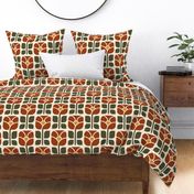 3029 E Large - retro roses