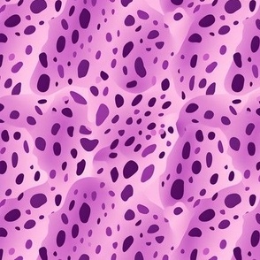 Purple on Purple Abstract Dots - small