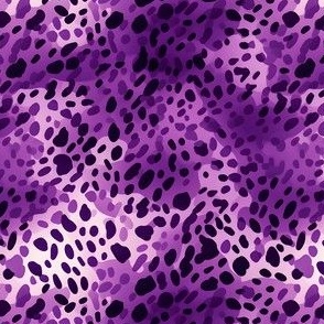Purple, Black & White Abstract Dots - small