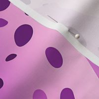 Purple on Purple Abstract Dots - large